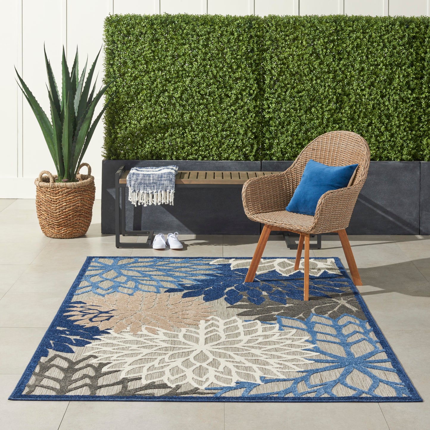 Nourison Rugs Nourison Home   Tropical 5' X 8'    - 099446738776