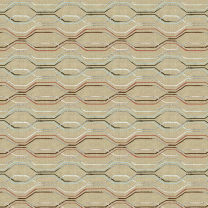 NICHOLASJOHN INC NJ-LINVILLE Clove Geometric   Fabric - NJ25-539