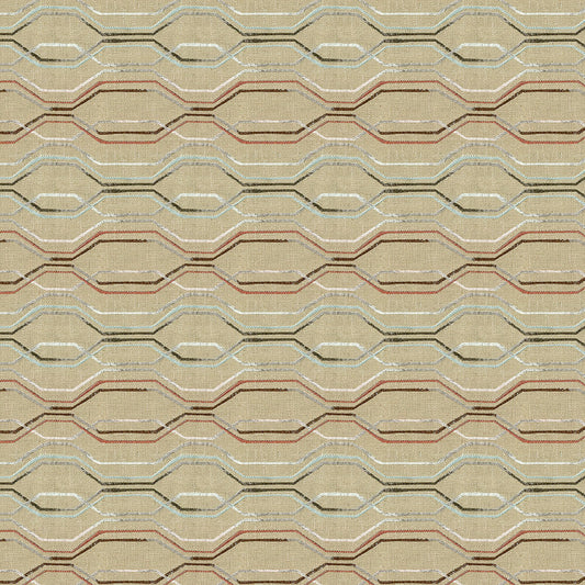 NICHOLASJOHN INC NJ-LINVILLE Clove Geometric   Fabric - NJ25-539