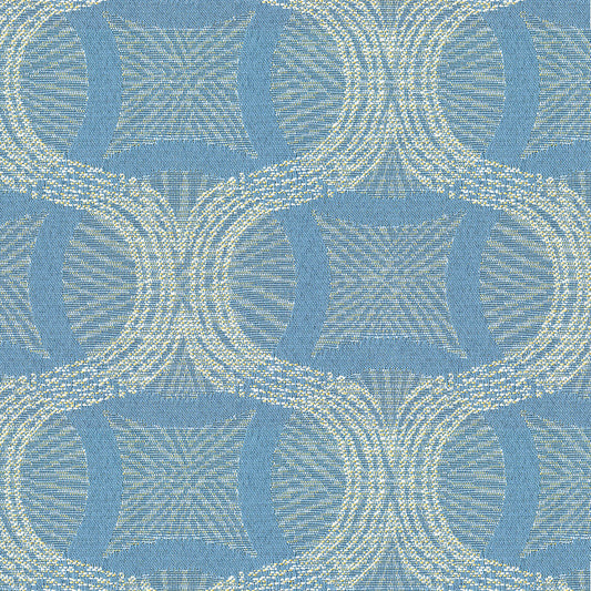 NICHOLASJOHN INC NJ-NGRAIN Blue Contemporary   Fabric - NJ25-1738
