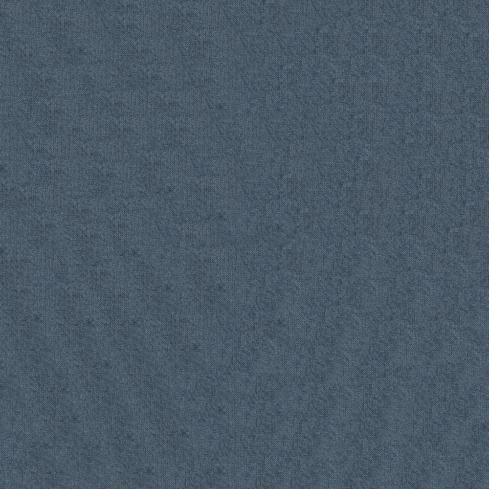 Close-up of lapis blue solid fabric texture with visible weave.