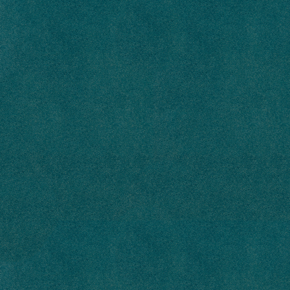 Square teal textured fabric swatch with soft nap, great for upholstery & crafts.