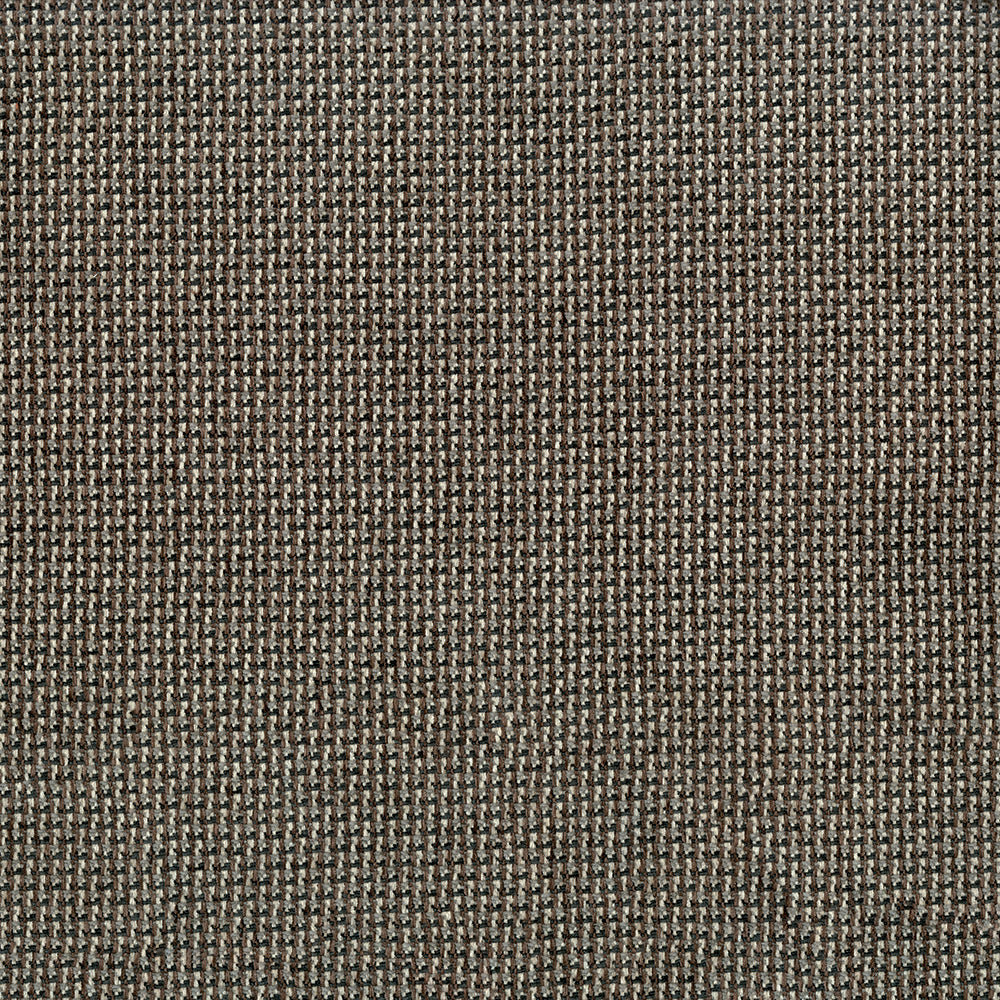 Brown solid fabric with a subtle heathered texture and small beige specks; textured upholstery fabric.