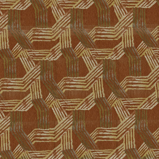 NICHOLASJOHN INC NJ-DANGO Apricot Geometric   Fabric - NJ25-1239