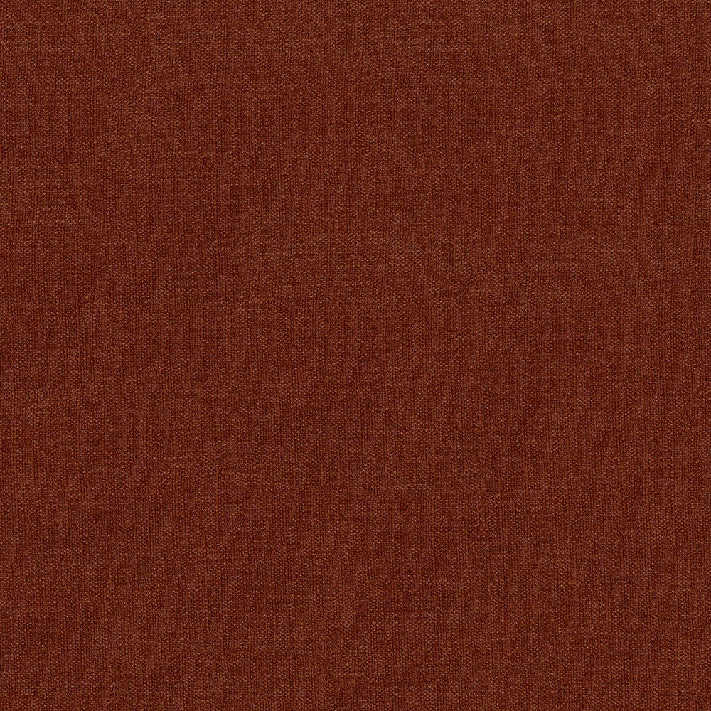 Close-up of rust-colored, solid fabric with a textured surface.