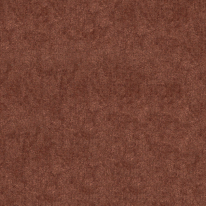 Rust velvet fabric swatch; solid-color textile with a plush, velvety surface.