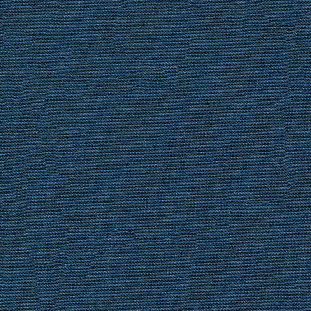 Close-up of navy blue solid corduroy fabric texture.