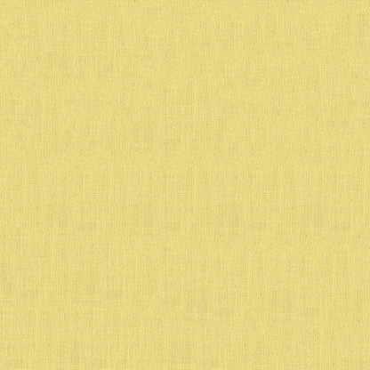 Butter yellow solid fabric swatch with a woven texture and soft matte finish; suitable for upholstery or garments.