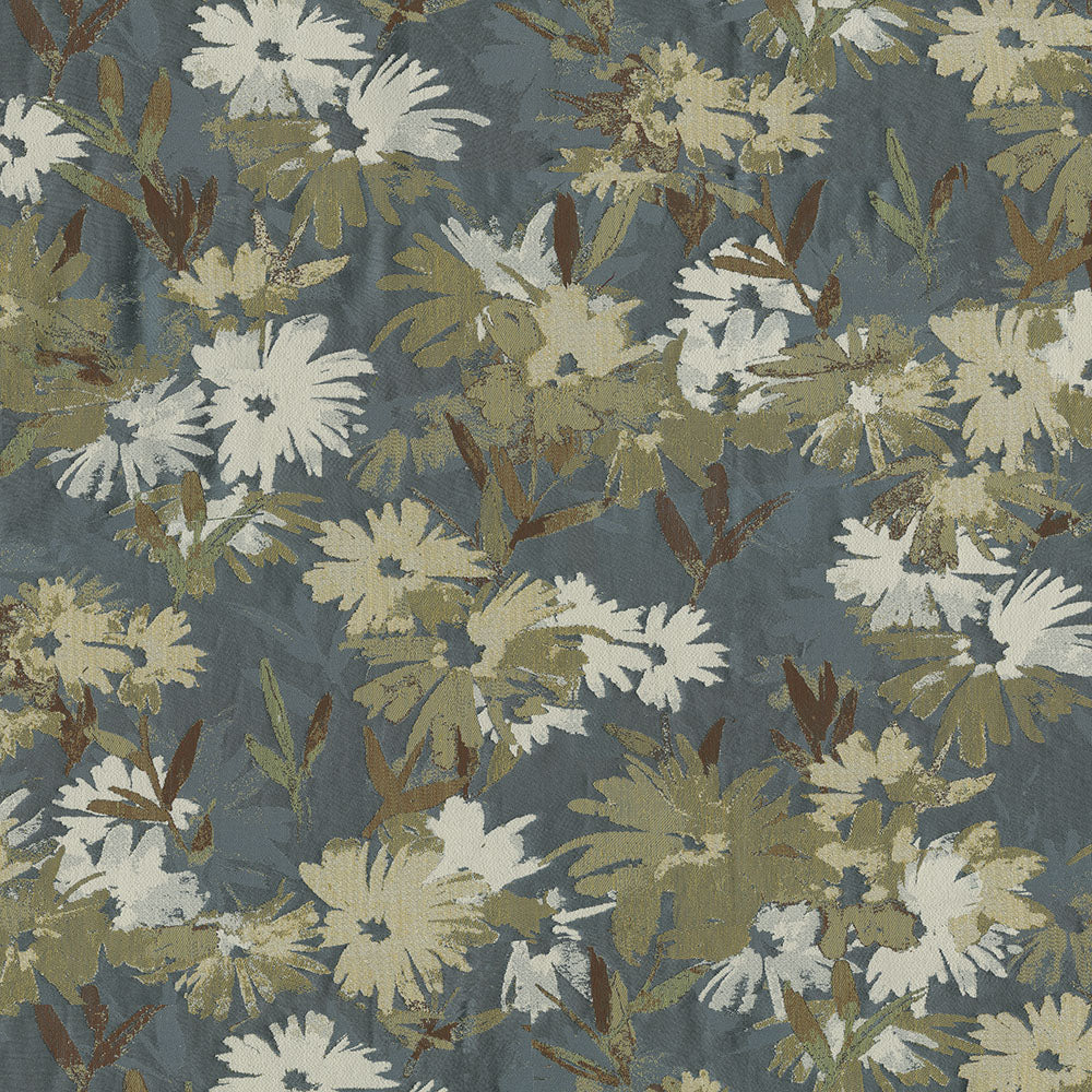 NICHOLASJOHN INC NJ-OLIVIA Slate Botanical   Fabric - NJ25-3110