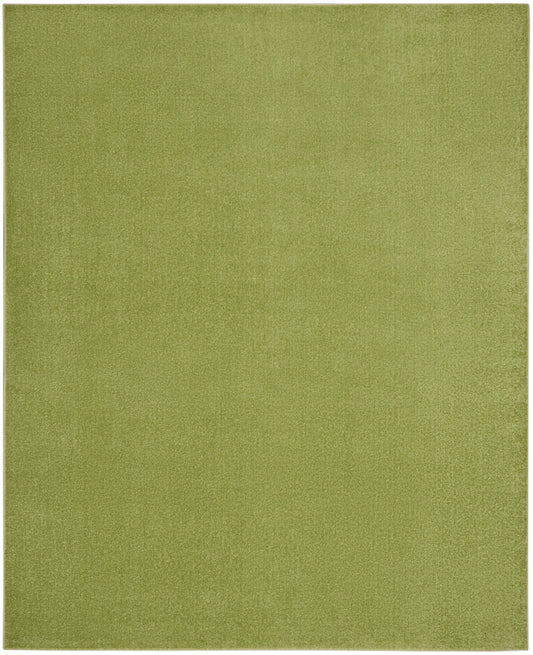 Olive-green textured rug with a soft velvety finish, rectangular and blank surface.