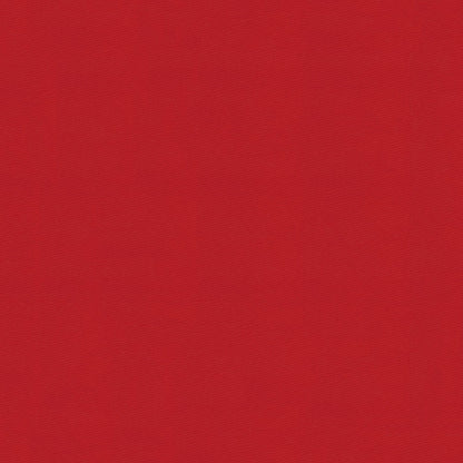 Solid red woven fabric with subtle diagonal texture, versatile for clothing or home decor.