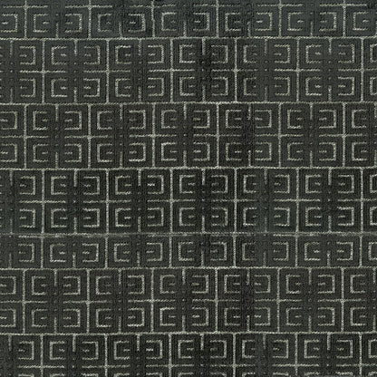 NICHOLASJOHN INC NJ-ROBERTS Licorice Velvet,Geometric   Fabric - NJ25-1855