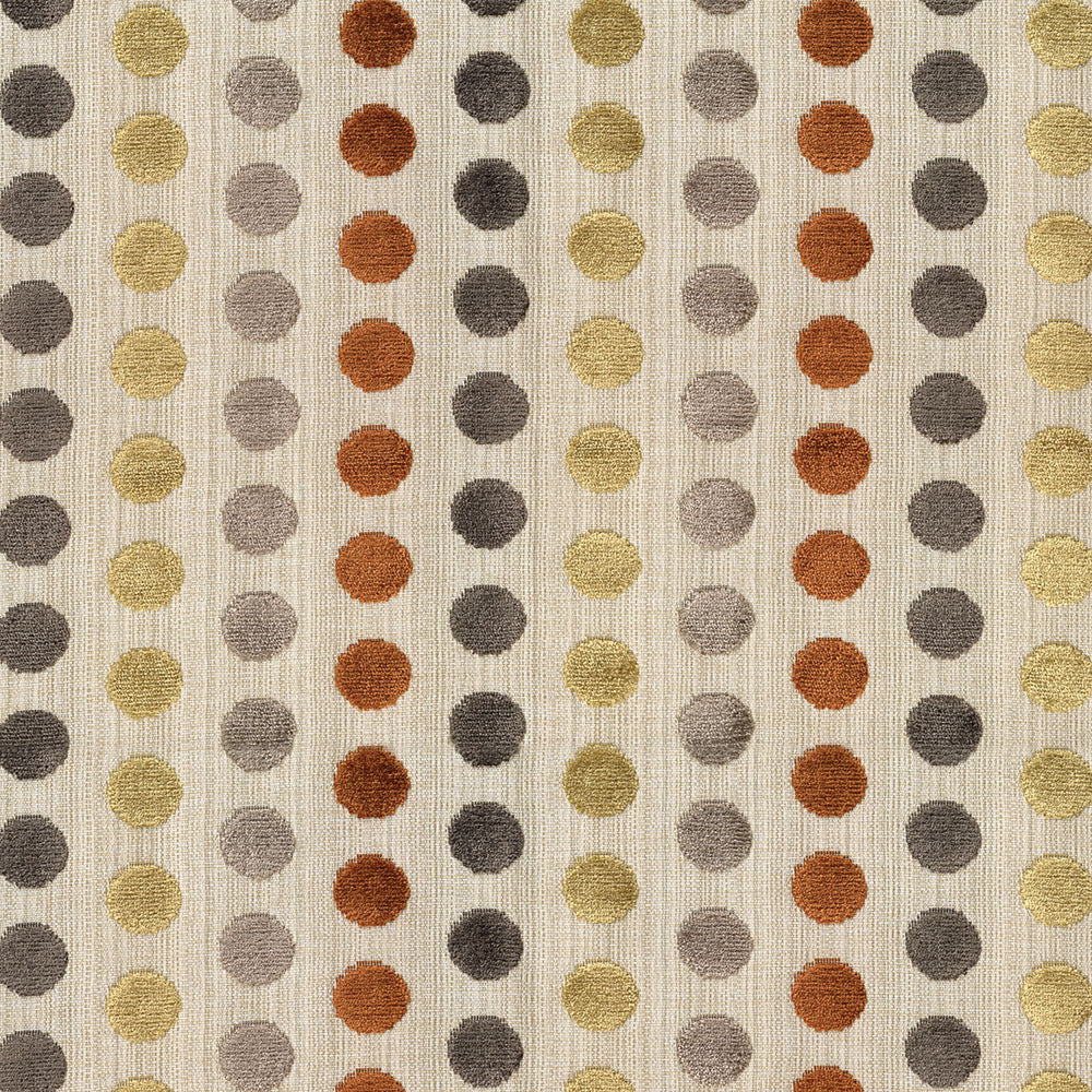 Beige linen-look solid fabric.