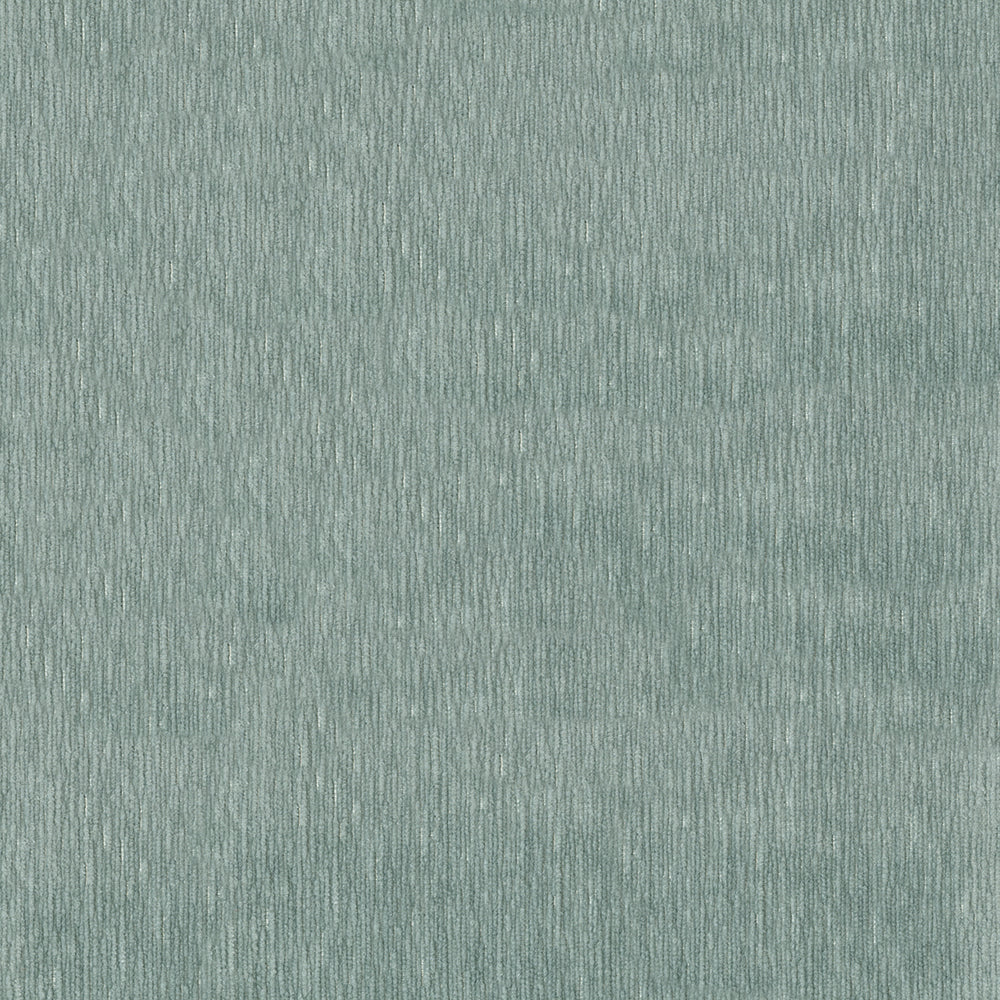 Teal-gray textured velvet-like fabric with soft vertical nap for upholstery.