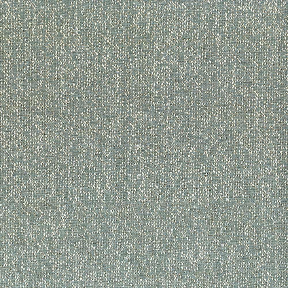 Teal speckled woven fabric with beige flecks; versatile upholstery textile.