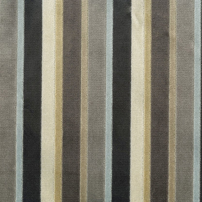 NICHOLASJOHN INC NJ-BAROQUE Sterling Stripe,Velvet   Fabric - NJ25-2168