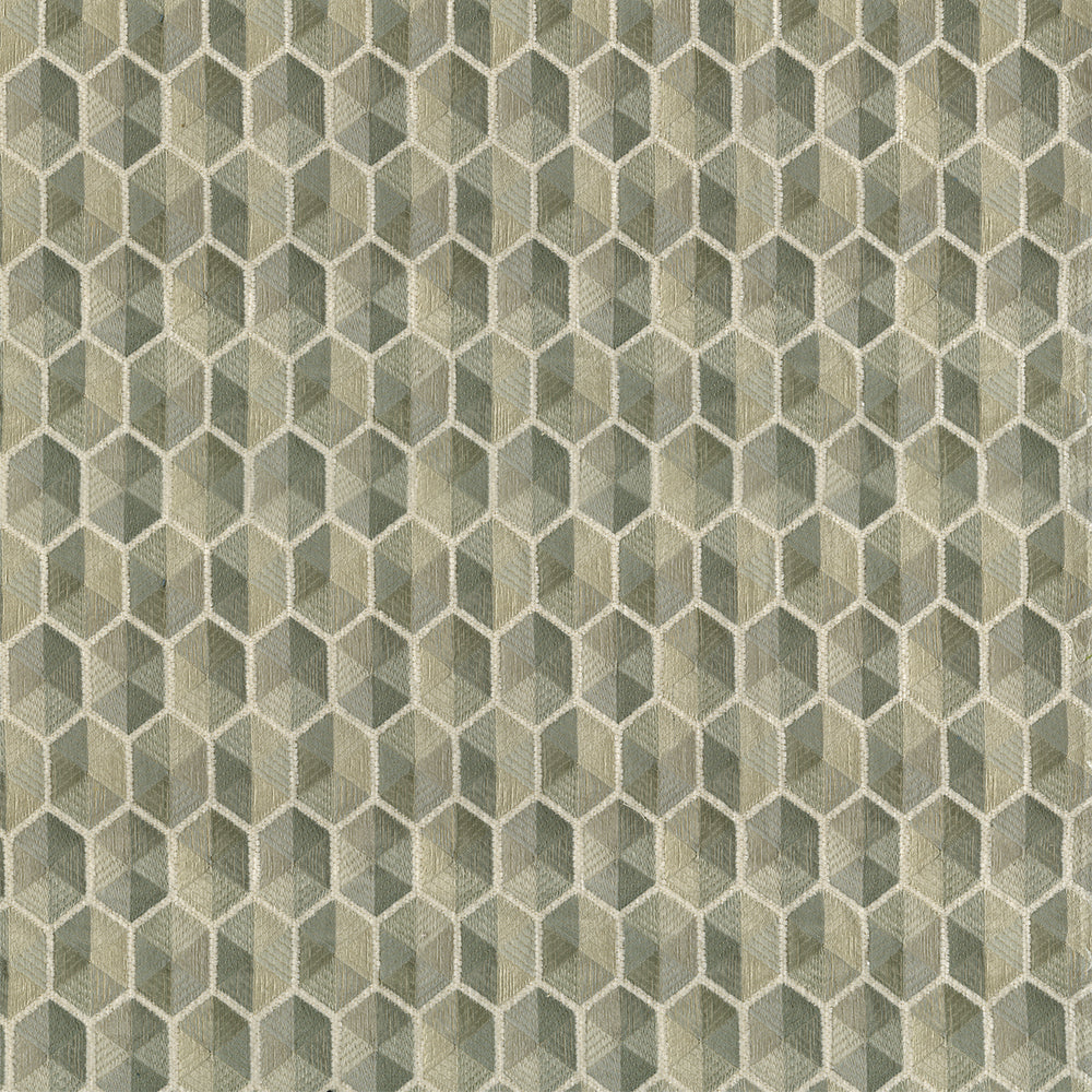 NICHOLASJOHN INC NJ-STAINGLASS Sterling Geometric,Transitional   Fabric - NJ25-117