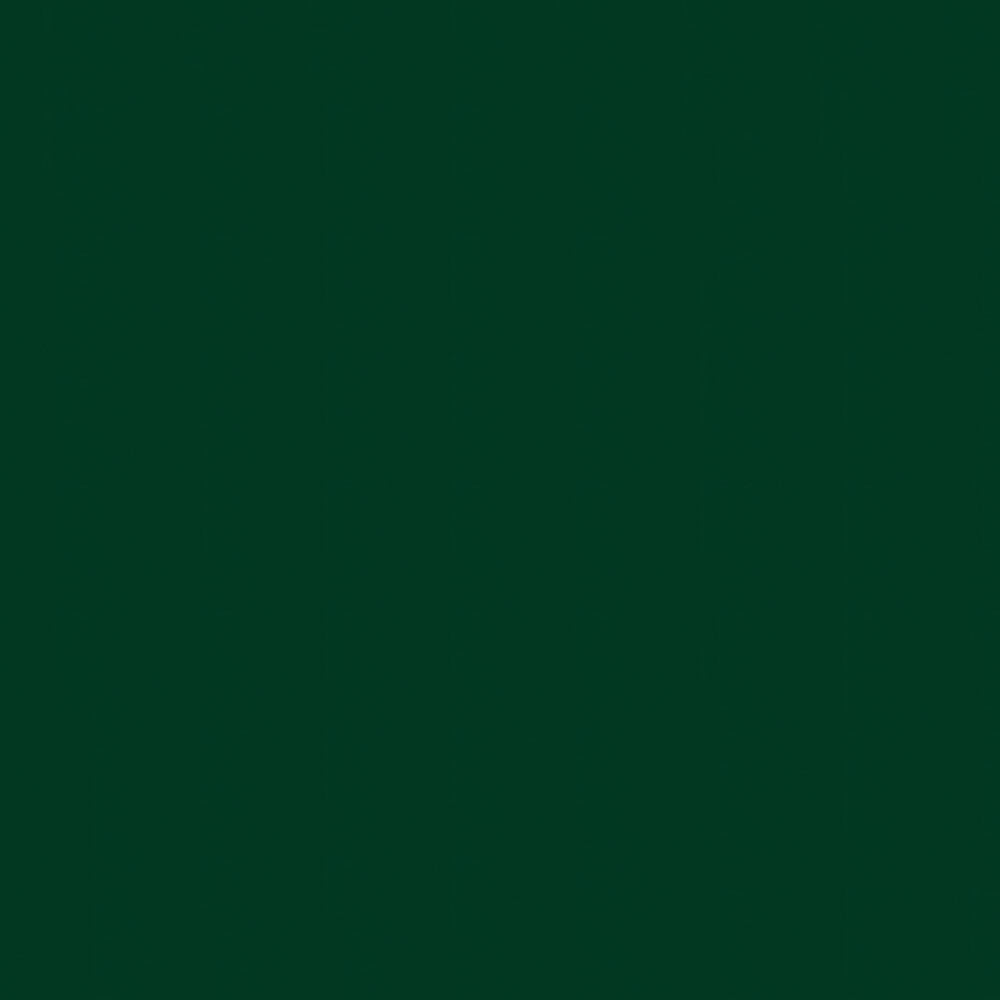 Solid deep green fabric swatch.
