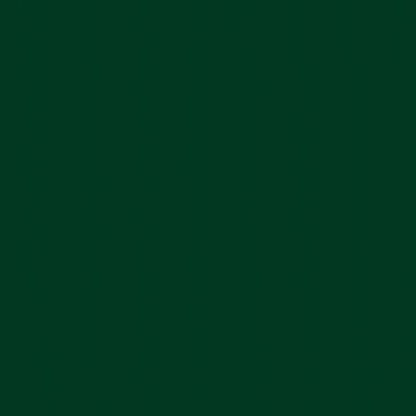 Solid deep green fabric swatch.