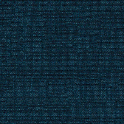 Deep navy blue woven upholstery fabric with tight texture and subtle grid pattern, ideal for sofas or cushions.