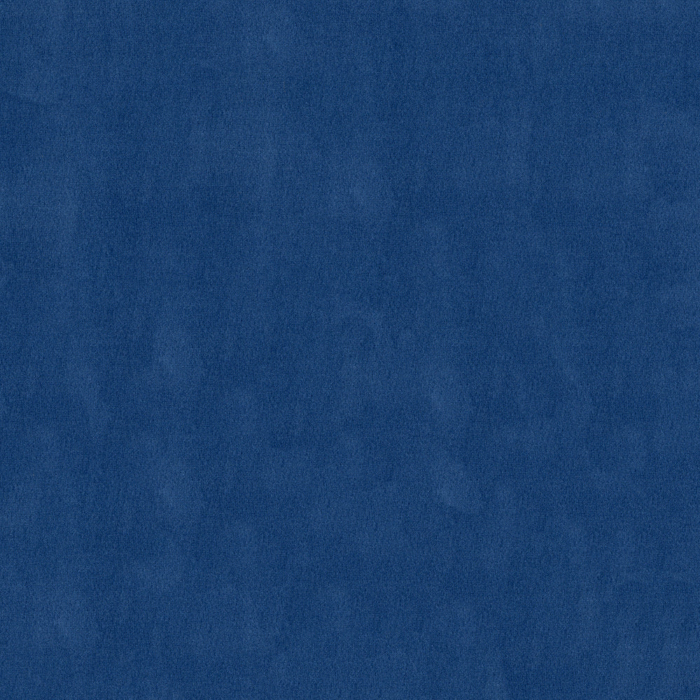 Rich blue solid fabric texture with soft, mottled shading.