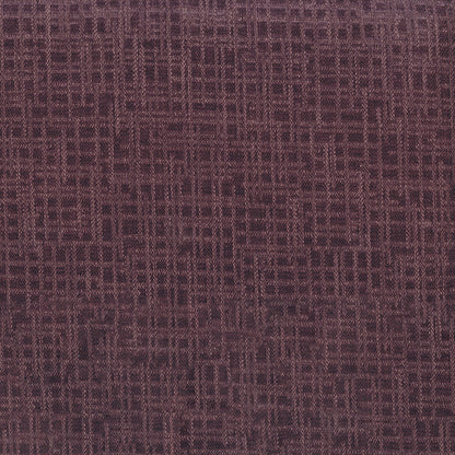 Dark plum raisin plaid fabric with a woven crosshatched pattern.