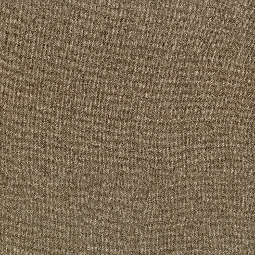 Tan textured woven burlap-like fabric close-up, coarse natural fibers for upholstery or crafts.