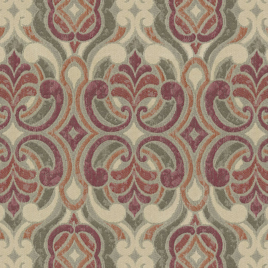 ABBEYSHEA Ogee Medallion   Desiger Outlet Fabric - OGEE14