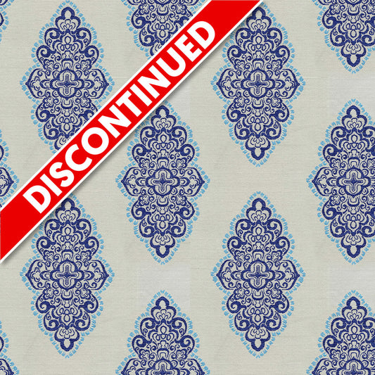 ABBEYSHEA Sherlock Large Scale,Medallion,Solid,Traditional   Desiger Outlet Fabric - SHERL305