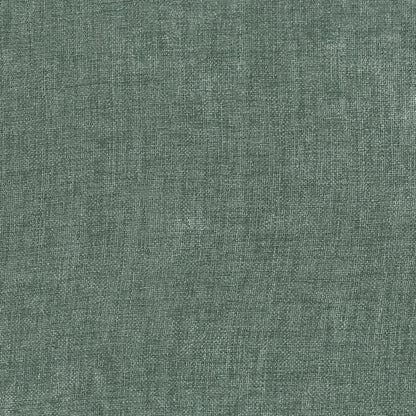 Teal-green woven fabric texture with visible fibers and subtle heather finish.