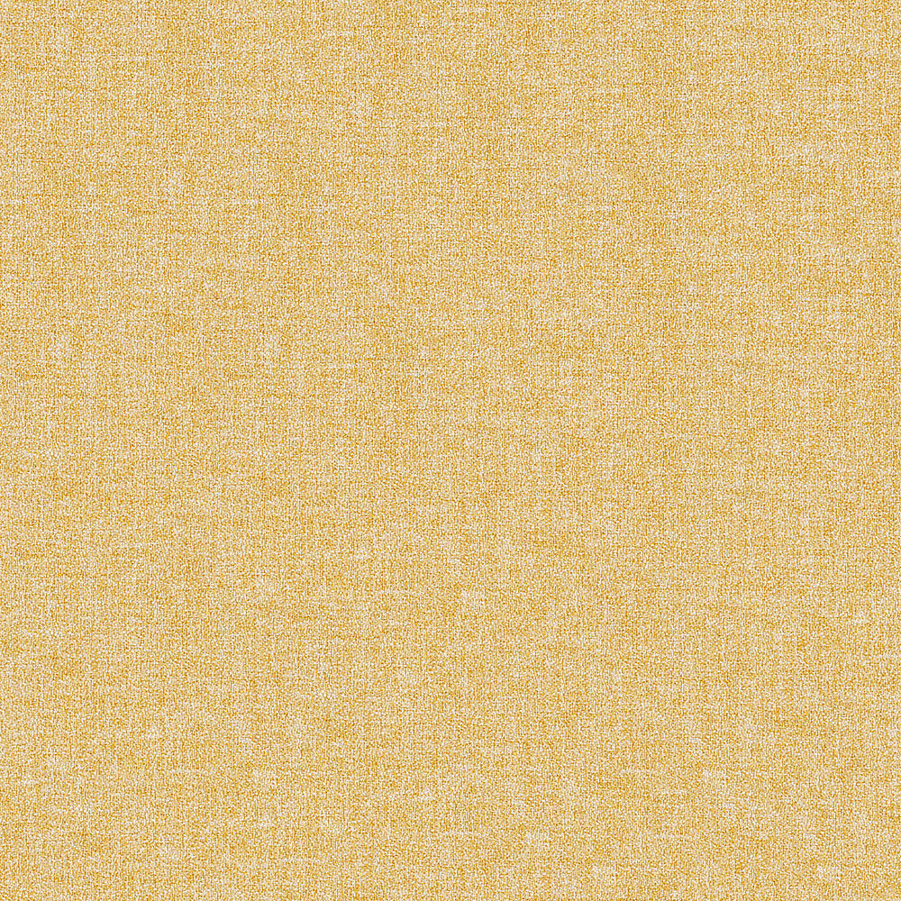 Golden beige linen fabric swatch with visible weave, warm rustic upholstery or craft material.
