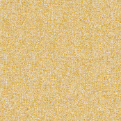 Golden beige linen fabric swatch with visible weave, warm rustic upholstery or craft material.