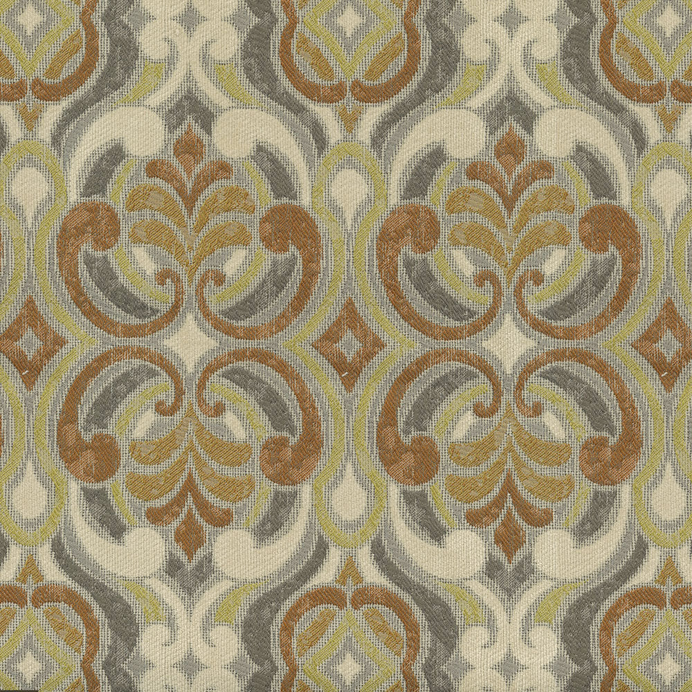 ABBEYSHEA Ogee Medallion   Desiger Outlet Fabric - OGEE505