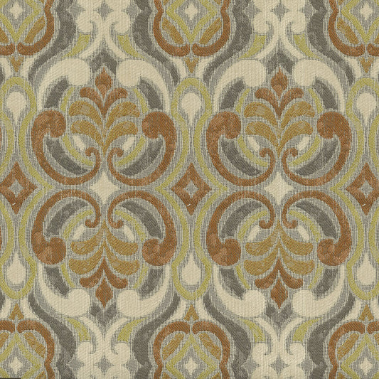 ABBEYSHEA Ogee Medallion   Desiger Outlet Fabric - OGEE505