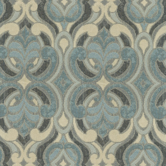 ABBEYSHEA Ogee Medallion   Desiger Outlet Fabric - OGEE34