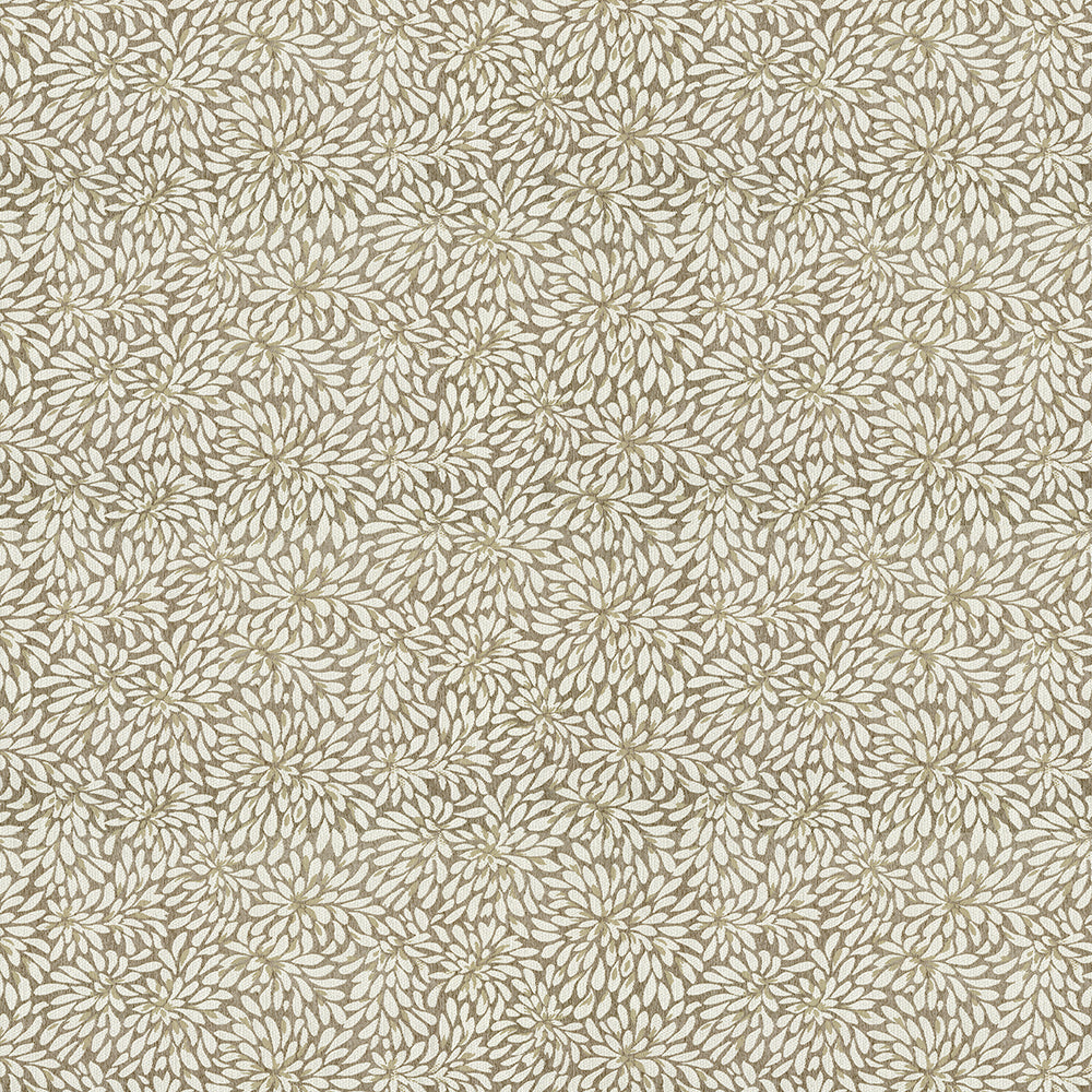 NICHOLASJOHN INC NJ-ORLANDO Putty Botanical,Contemporary   Fabric - NJ25-324