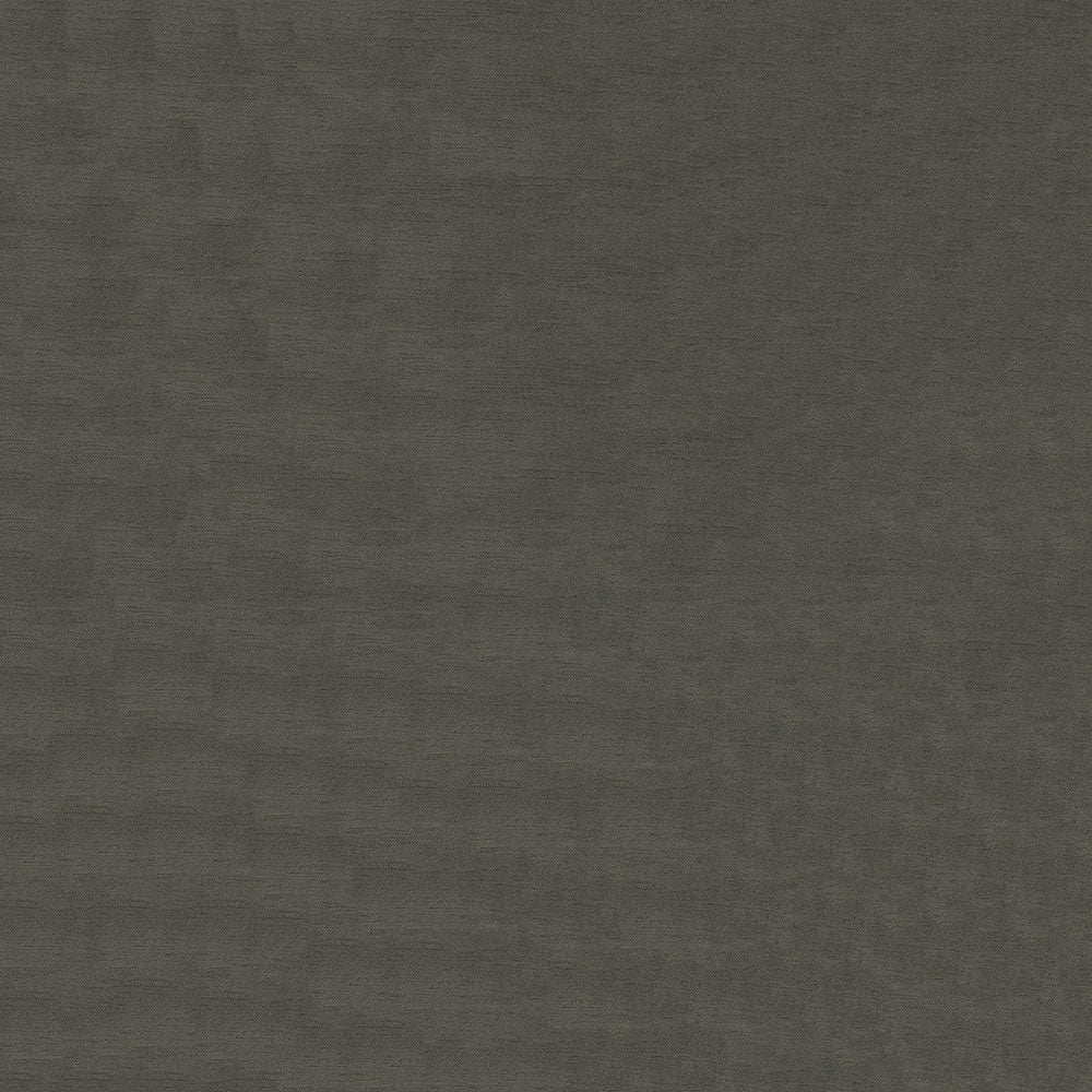 Charcoal gray textured fabric swatch with a matte woven surface, suitable for upholstery or apparel.