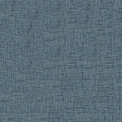 Indigo solid fabric with a subtle woven texture.