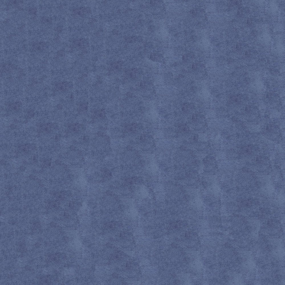Blue solid fabric swatch with a soft, velvety texture; versatile upholstery/background sample.