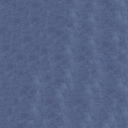 Blue solid fabric swatch with a soft, velvety texture; versatile upholstery/background sample.