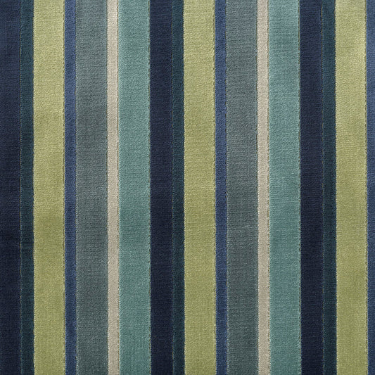 NICHOLASJOHN INC NJ-BAROQUE Seaglass Stripe,Velvet   Fabric - NJ25-2167