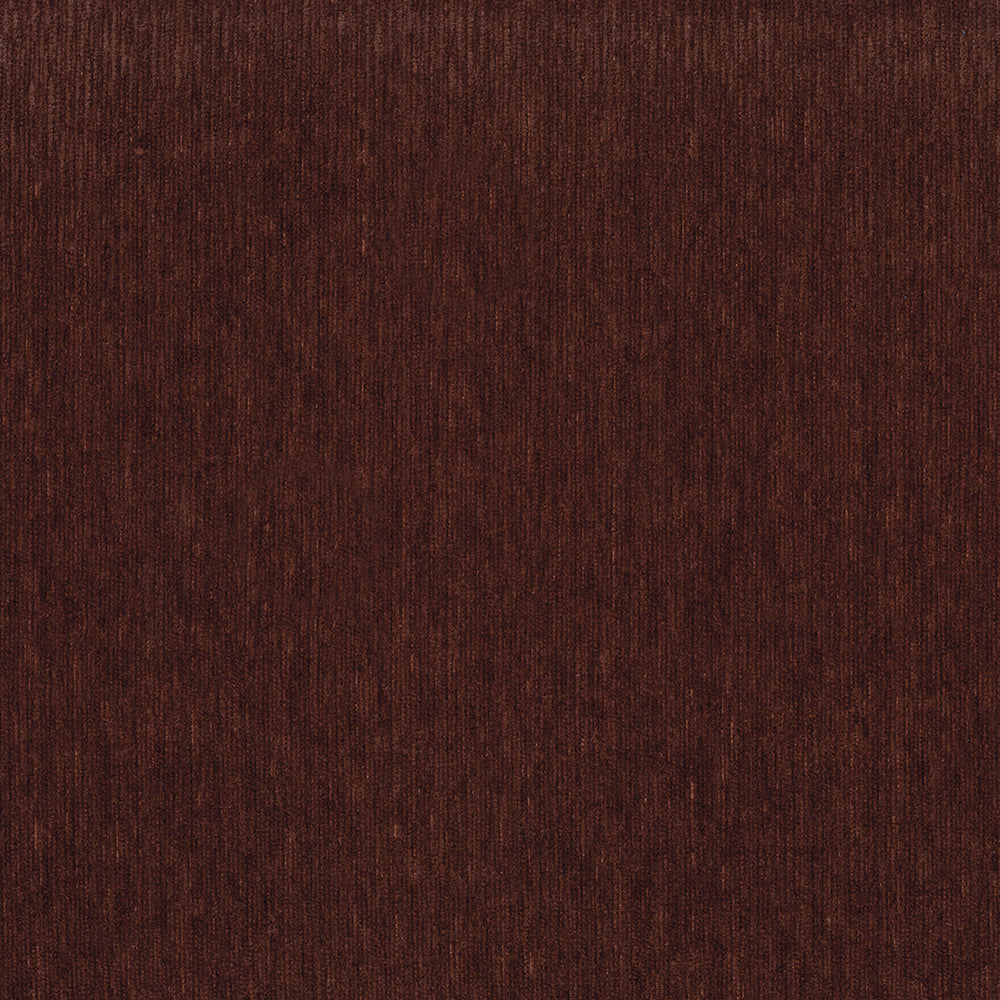 Dark brown velvet-like fabric texture, soft and rich, ideal for upholstery or apparel use.