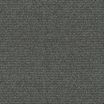 Close-up of medium-gray flannel solid fabric with a fine horizontal rib texture.