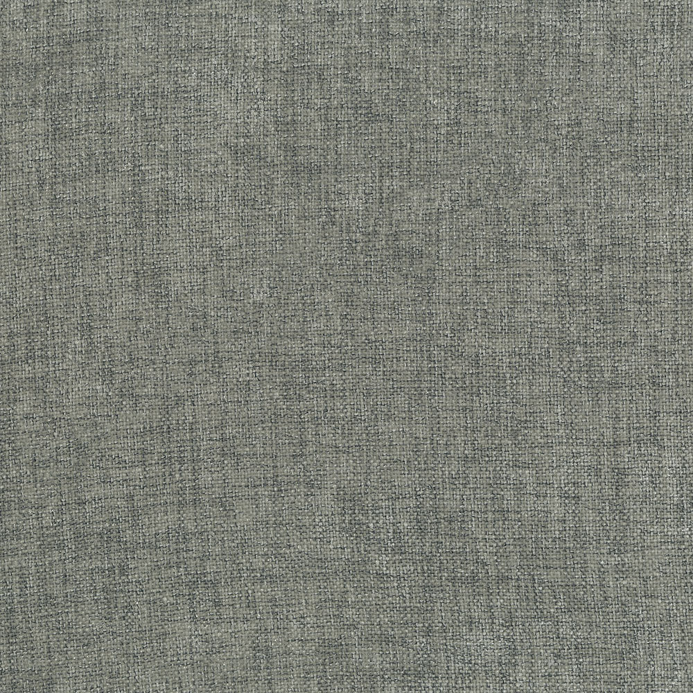 Platinum solid fabric with subtle woven texture and visible fibers, ideal for upholstery or home décor.