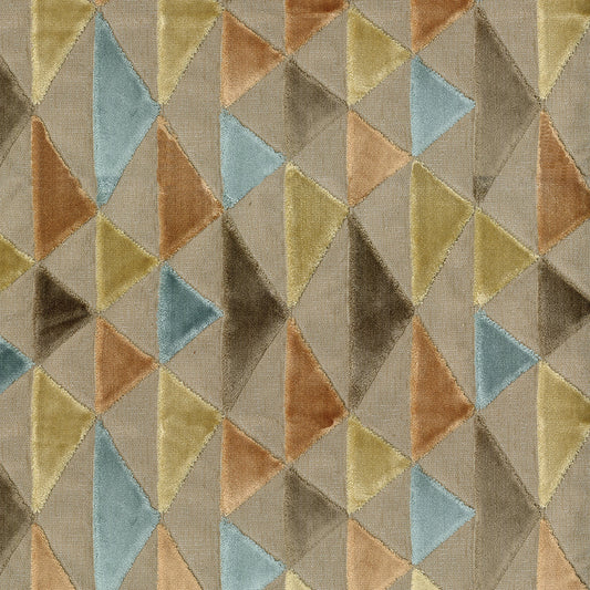 NICHOLASJOHN INC NJ-SALVO Mojave Velvet,Geometric   Fabric - NJ25-2524