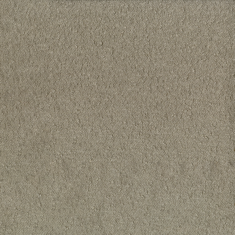 Beige textured fabric with tight looped weave; neutral upholstery or drapery material.