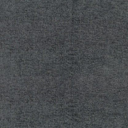 Charcoal gray woven fabric close-up with subtle heather specks; upholstery or apparel material.