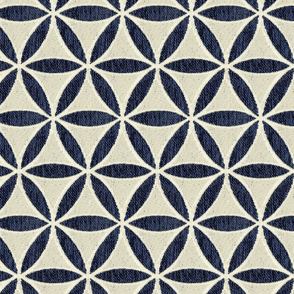 NICHOLASJOHN INC NJ-TURNBOW Navy Geometric   Fabric - NJ25-799