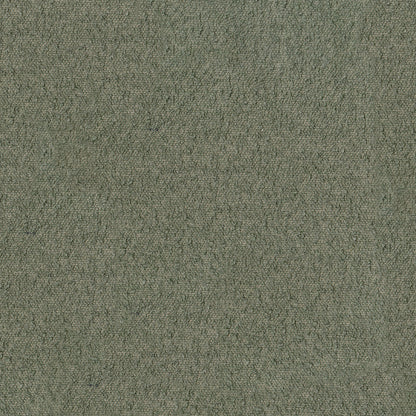 Olive green textured fabric close-up with dense short pile, upholstery style.