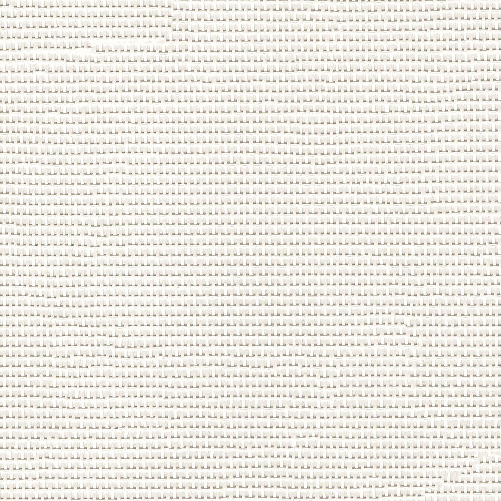 White solid fabric with a subtle woven texture.